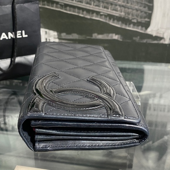 Authentic Chanel Cambon Line Quilted Flap Long Wallet - Picture 17 of 17